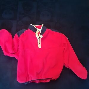 Marlboro Men's Red and Black Sweater